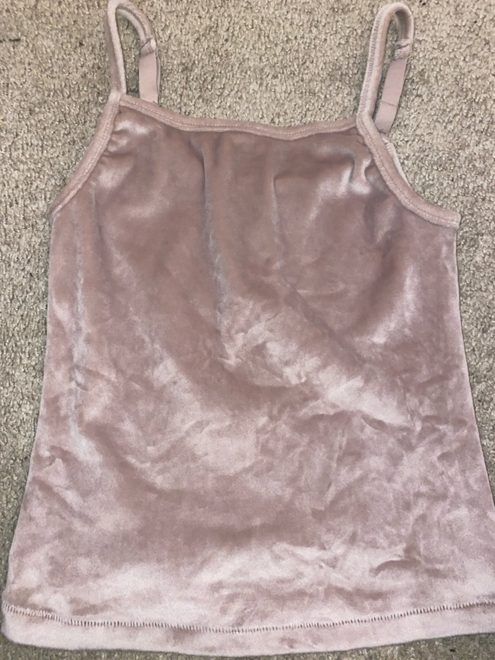 SKIMS Velvet Tank Top in Dusty Tan Rose